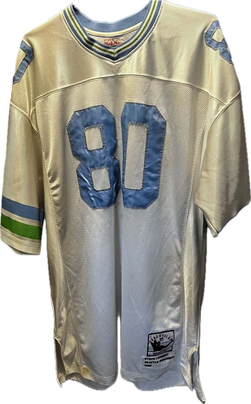 Mitchell & Ness Seattle Seahawks Steve Largent 1985 Jersey White
